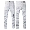 Lila Jeans Jean Ksubi Ripped High Street Brand Patch Hole Denim Straight Fashion Streetwear Silm