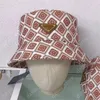 패턴 조절 가능한 고급 프라다스 모자 야구 모자 캡 파다 모자 남성 여성 PRD 모자 Casquette Femme Pra Gorras 전체 기하학적 디자이너 Sun Hats 버킷