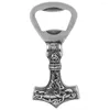 Keychains Viking smycken Thor's Hammer Mjolnir Scandinavian Bottle Opener för män Juvelergåvor