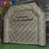 wholesale 6mLx4.5mWx4mH (20x15x13.2ft) outdoor moveable inflatable VIP lounge with giant clear windows nightclub tent disco pub for garden party