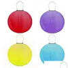 Party Decoration 12in Waterproof LED Solar Cloth Chinese Lantern Outdoors Festival Garden Dekoration Hanging Lamp Wedding Supplies New DHPMZ