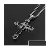 Hanger Kettingen Grote Hanger Ketting Voor Mannen Sieraden Vriend Gift Hip Hop Rvs Kettingen Lange Drop Levering Sieraden Hals Dhyk9