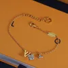 10A Classic Charm Bracelets Ladies Brand Letter Chain Bracelet Girls Birthday Gift Engagement Party Gold Silver Jewelry with Box