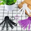 Mätverktyg 5st Multi Purpose Spoon With Scale Cup Tool Baking Accessory Plasthandtag Tesked Köksgadgets