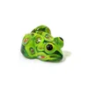 6pcs personnalisé verre de Murano grenouille mini figurines ornements mignon pâques dessin animé animal petites statues bureau à domicile fée jardin décor 240129