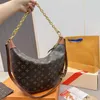 Women Shoulde Bags Big Loop Bag Leather Diagonal Crossbody Bag For Ladies Luxury Designer Handbags Card Holder Sports Outdoor Travel Wallet 35cm