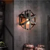 Applique Loft industriel fer Led Restaurant Bar allée escalier moulin à vent éclairage créatif café américain rétro lampes