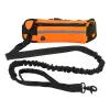 Leashes Dog Traction Rope Free Hands Dog Leash med midjeväska Pull Dog Running Drivable Elasticbelt Reflective sele Dog Supplies