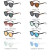 Sunglasses SHAUNA Fashion Round Polarized Women Colorful Mirror Shades UV400 Eyewear Trending Men Punk Rivets Sun Glasses