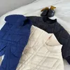 Down Coat Children's Clothing 2024 Vinterpojkar och flickor Broderi Förtjäder Bomullskläder Baby Puffer Jacket Baseball Uniform