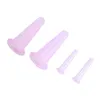 Set da 4 pezzi Set di coppette in silicone per corpo viso collo schiena occhi massaggio vuoto cellulite coppettazione uso domestico trattamento sanitario243L