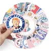 Adesivos de carro Donald Trump 50pcs 2024 Decalques de bandeira dos EUA American Yytlp Drop Delivery Automóveis Motocicletas Acessórios Exteriores Otw4n