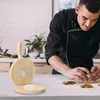 Backenwerkzeuge Tortillapresse Holzteigpresswerkzeug Knödel Wrapper Presser Pizza Runde Küche für hausgemachte Tortillas