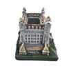 Decorative Figurines Slovakia Bratislava Castle Greece Santorini Volcano Island Miniatures Birthday Gifts Home Decor Building Model