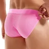 Underpants 2024 Sexy Underwear Men Jockstrap Low Waist Mesh Gay Man's Bikini Briefs Men's Lingerie Cueca Calzoncillos