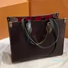 Klasyczna designerska torebka torebki luksusowe brązowy litera kwiatowa torba na ciało kobiety