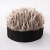 Ball Caps Creative Funny Men'S Simulated Hip-Hop Wig Hat Retro Breathable Trend Brimless Cosplay Role-Playing Party Decoration