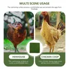 Decorative Flowers 2 Pcs Chicken Coop Grass Mats Artificial Cushions Supply Fake Pads Area Rugs Simulated Garden Carpet