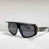 Zonnebril 2024 Fashion DN6177 Luxe Voor Vrouwen Grote Schild Cool Merk Retro Designer Mannen Bril Oculos Gafas