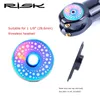 1 Set RISK 18 286mm Mountain Road Bike Bicycle Ahead Headset Top Stem Cap and M6x30 Star Nut Bolt Screw CT4 240118