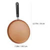 Casseroles Wok Petit-déjeuner Poêle de ménage Plaque de cuisson Durable Friture Alliage Poêle Halberd Pot antiadhésif Aluminium Maifan Pancake Pierre Steak