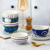 Plates Serving Table Dinner Set Soup Charger Plate Sets Dinnerware Porcelain Dishes Platos De Cena Kitchen Breakfast HY