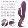 Kraftfull G Spot Rabbit Vibrator for Women Nipple Clitoris Stimulator Massager Dual Motors Dildo Vuxna varor Sex Toys Female 240202