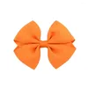 Hårtillbehör Mengna 3.5 "Girls Grosgrain Ribbon Boutique Bows With Alligator Clips Bow for Children 100CS/Lot