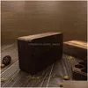 Jewelry Boxes Large Black Walnut Box Personalized Wooden Storage Sundries Collection Cosmetics Packaging Gift Souvenir Case Drop Deli Dhimr