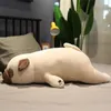 55 cm-90 cm grande taille mignon animal Kawaii carlin chien jouets en peluche oreiller de sommeil enfants cadeau d'anniversaire enfant fille noël saint valentin 240123