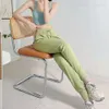 Lu Align Lu Tasche da donna Pantaloni sportivi larghi Yoga Pantaloni sportivi da atletica Pantaloni casual da esterno traspiranti Pantaloni lunghi da jogging Abbigliamento sportivo da ragazza W 92 W Alta usura