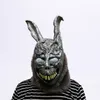 Masque de lapin de dessin animé Animal Donnie Darko FRANK le lapin Costume Cosplay Halloween fête Maks fournitures Y200103278m