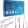 Dispositivo de belleza de electroterapia de alta frecuencia portátil 4 en 1, removedor de manchas, cuidado de la piel, Spa Derma 4 Violet Ray Wand 240119