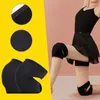 Kniebeschermers 2 stuks Indoor Fitness Sport Dansbrace Ademend Anti-botsing Knielet Basketbal Voetbalmouwen