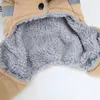 Hundeoverall mit Pelzkragen und D-Ring, Winterkleidung für kleine Hunde, Welpen-Overall, Chihuahua-Jacke, Pudelkostüme, Haustiermäntel 240131