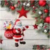 Kerstversiering Kersthars Kerstman Hanger 3D Boomornamenten Kindercadeau Vrolijke Decoratie Drop Delivery Huis Tuin Festi Dhzqv