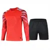 Erkek Kid Futbol Kaleci Üniforma Koruyucu Sünger Uzun Kollu Futbol Eğitimi Top Jersey Pantolon Özel 240122