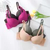 BRAS BRAS Smooth BH Womens samlade justerbar stålring Thin Cup Womens BH underkläder BH för kvinnor YQ240203