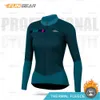 Frauen Winter Jacke Triathlon Langarm Radfahren Sweatshirt Maillot ciclismo Radfahren Kleidung Radfahren Shirt Warm Halten 240129