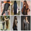 مقطع اصطناعي طويل مستقيم طويل في الشعر S 2024283238inch للنساء الألياف المقاومة للحرارة الأسود GO 240130