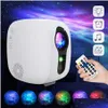 Other Home Decor Laser Galaxy Starry Sky Projector Rotating Water Waving Night Light Led Colorf Neba Cloud Lamp Atmospher Bedroom Besi Dhetq