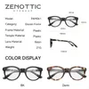 Óculos de sol quadros zenottic 2024 chegadas redondas óculos ópticos quadro para unisex retro óculos pam041