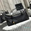 Mode gewatteerde lederen reistas Dames Heren Sport Grote Tote Clutch Lage tassen S Handtas Cross Body Designer Duffle Trun