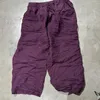 Pantaloni da donna Donna Stile naturale giapponese Ramie vintage Gamba larga ampia 2024 Pantaloni elastici in vita di alta qualità Corda lunga