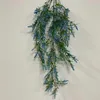 Decorative Flowers Artificial Flower Vine Plastic Fake Wheat Ear Lavender For Ceiling Mounted Garden Groggery Decoration Plant