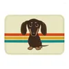 Alfombras Lindo Dachshund Perro Felpudo Antideslizante Entrada Baño Cocina Puerta Piso Mat Badger Wiener Balcón Alfombra Aseo Footpad Alfombra