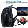 Bolsa de accesorios para cámara, bolsa portátil para exteriores, impermeable, a prueba de arañazos, mochila de doble hombro para ordenador portátil DSLR YQ240204