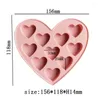 Baking Moulds Non Stick Silicone Mold Love Heart Chocolate Cake Ice Fondant Sugar Tool Wedding Decorating Tools Wholesale