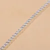 Enkelbanden Eenvoudige Strass Tennisketting Enkelband Voet Voor Vrouwen Zomer Sieraden Accessoires Ins Mode Been Enkelband