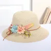 Haarschmuck Sommer Kinder Strohhüte Baby Mädchen Atmungsaktive Spitze Kappe Bogen Strand Sonnenhut Kinder Prinzessin Reise Sonnenschirm